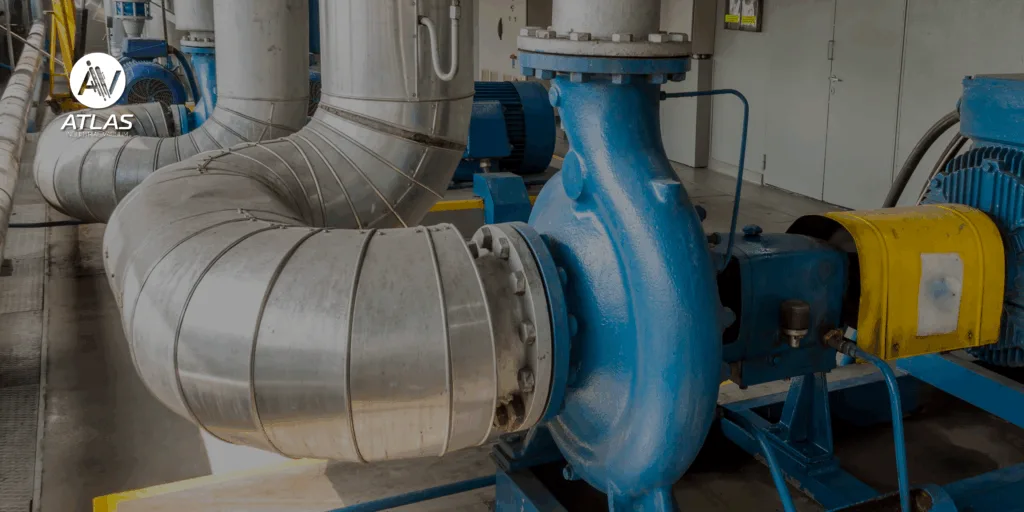 Industrial vacuum pump used for heavy-duty cleanup